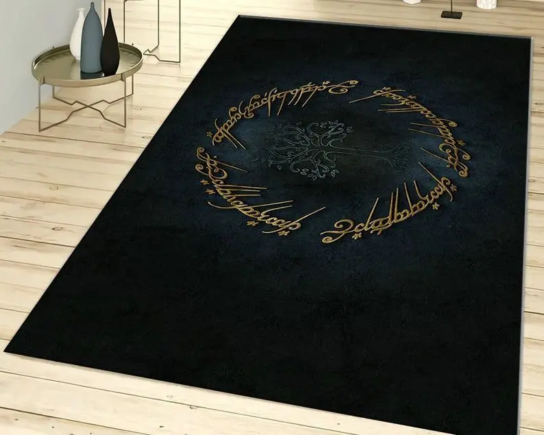 The Lord Of The Ring 3 Area Rug Living Room And Bed Room Rug Rug Regtangle Carpet Floor Decor Home Decor