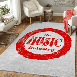 The Music Industry Red Ink Musical Art For Fans Area Rug Living Room Carpet Rug Regtangle Carpet Floor Decor Home Decor