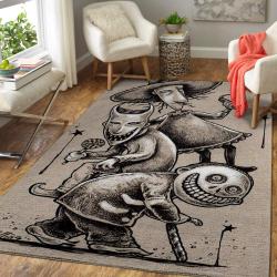 The Nightmare Before Christmas Area Rug Lock Shock & Barrel Oogie’S Boys Living Room Decor Rug Regtangle Carpet Floor Decor Home Decor