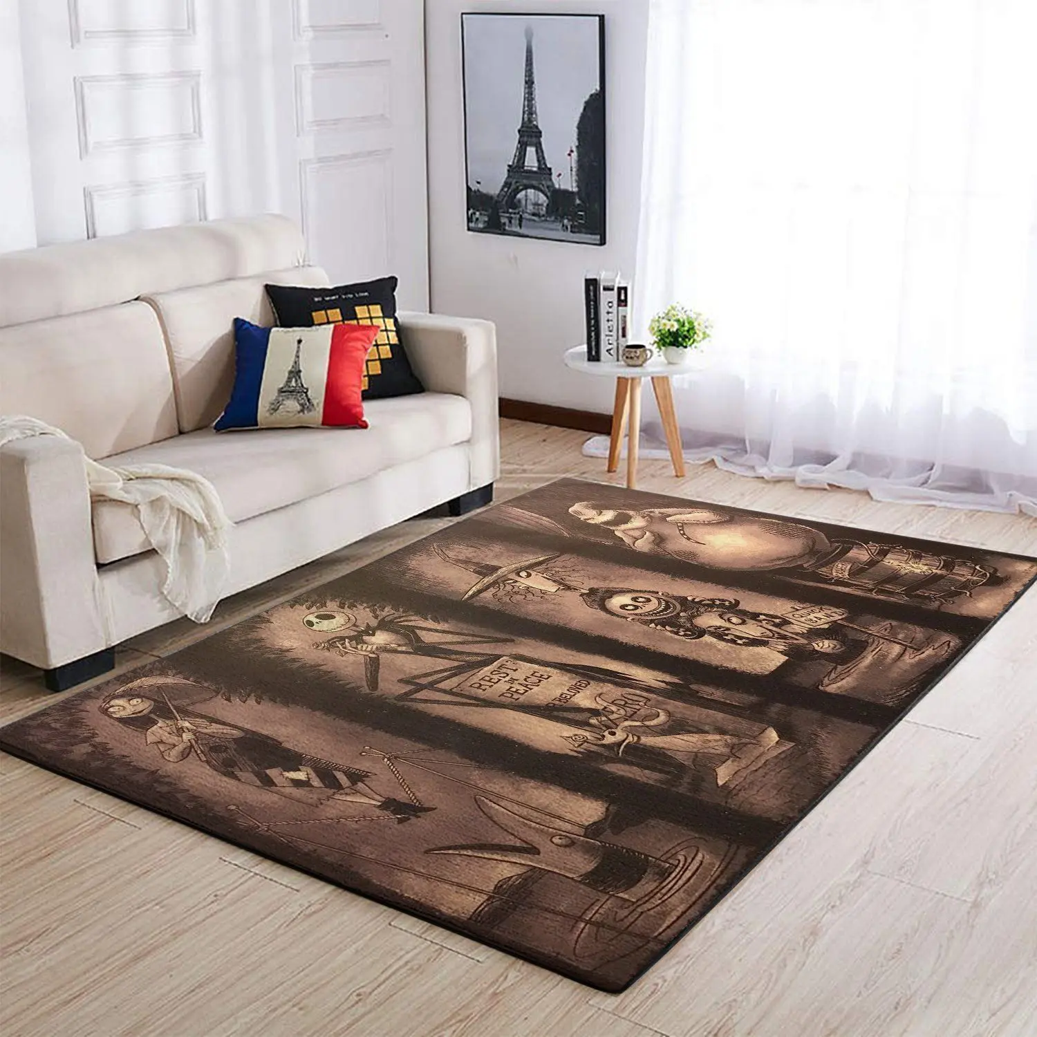 The Nightmare Before Christmas Halloween Area Rug Ofd 1909091 Area Rug Living Room Carpet Rug Regtangle Carpet Floor Decor Home Decor