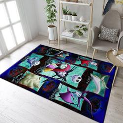 The Nightmare Before Christmas Jack Skellington 3 Area Rug Living Room And Bed Room Rug Rug Regtangle Carpet Floor Decor Home Decor