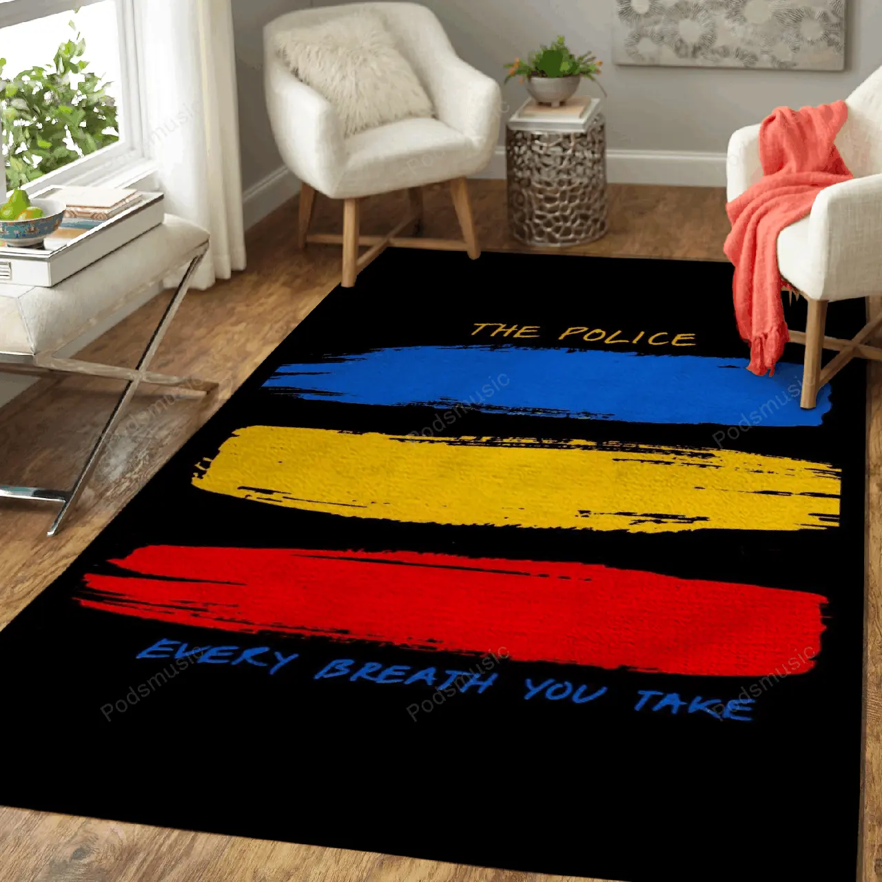 The Police Rock Band Music Art For Fans Area Rug Living Room Carpet Rug Regtangle Carpet Floor Decor Home Decor