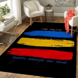 The Police Rock Band Music Art For Fans Area Rug Living Room Carpet Rug Regtangle Carpet Floor Decor Home Decor