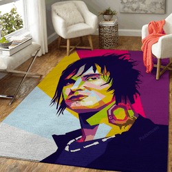 The Rev Music Art For Fans Area Rug Living Room Carpet Rug Regtangle Carpet Floor Decor Home Decor
