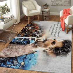 The Rock Band Queen Freddie Mercury Watercolor Area Rug Area Rug Living Room Carpet Rug Regtangle Carpet Floor Decor Home Decor