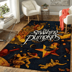 The Smashing Pumpkins Music Art For Fans Area Rug Living Room Carpet Rug Regtangle Carpet Floor Decor Home Decor
