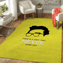 The Smiths Yellow Music Icons Art For Fans Area Rug Living Room Carpet Rug Regtangle Carpet Floor Decor Home Decor