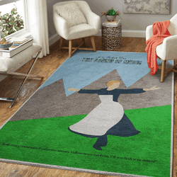 The Sound Of Music Minimal Minimalist Movie Artworks Art For Fans Area Rug Living Room Carpet Rug Regtangle Carpet Floor Decor Home Decor