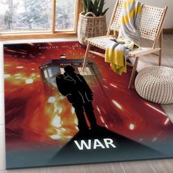 The War Doctor Tardis Area Rug Living Room And Bed Room Rug Rug Regtangle Carpet Floor Decor Home Decor