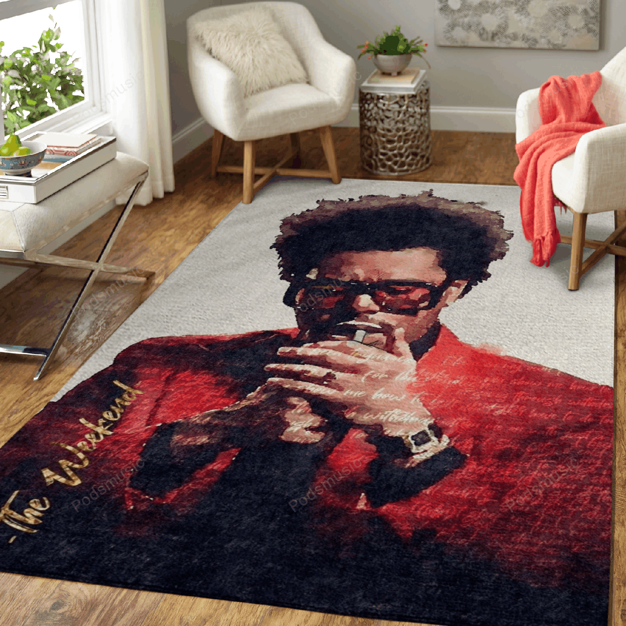 The Weeknd Music Art For Fans Area Rug Living Room Carpet Rug Regtangle Carpet Floor Decor Home Decor
