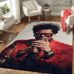 The Weeknd Music Art For Fans Area Rug Living Room Carpet Rug Regtangle Carpet Floor Decor Home Decor
