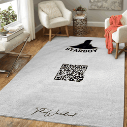 The Weeknd Starboy Music Art For Fans Area Rug Living Room Carpet Rug Regtangle Carpet Floor Decor Home Decor