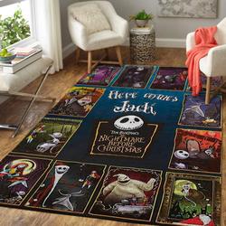The Nightmare Before Christmas Carpet Floor Area Rug Living Room Rug Home Decor home