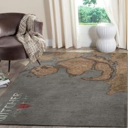 The Witcher Map Gaming Area Rugs Living Room Carpet Fn120135 Rug Regtangle