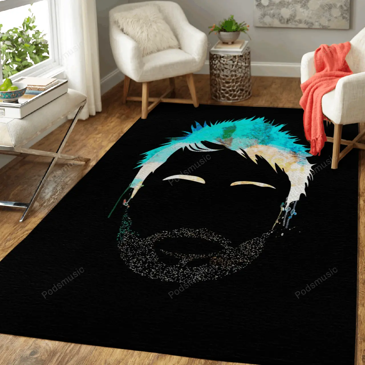 Thom Yorke Music Legends On Stage Art For Fans Area Rug Living Room Carpet Rug Regtangle Carpet Floor Decor Home Decor