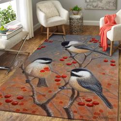 Three Birds Area Rug Living Room Rug Home Decor 191016 Floor