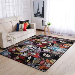 Tim Burton Characters Area Rug Living Room Rug Home Decor Movie Ofd 1909222