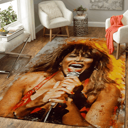 Tina Turner Music World Art For Fans Area Rug Living Room Carpet Rug Regtangle Carpet Floor Decor Home Decor