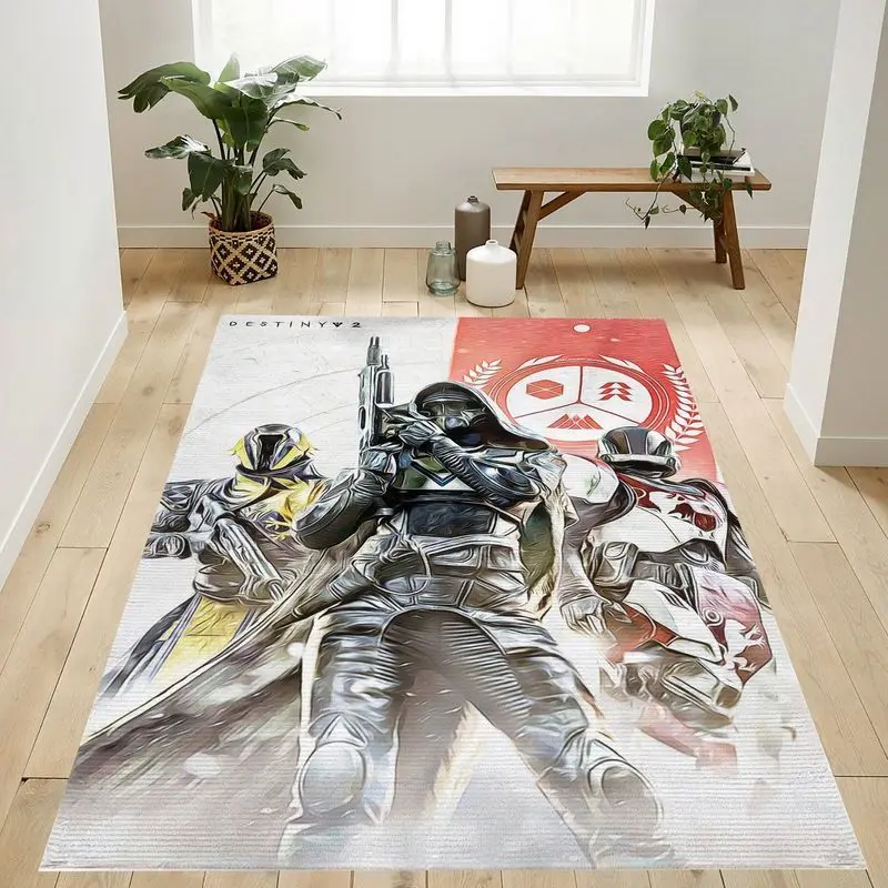 Titan Hunter Warlock Destiny 2 Bungie Area Rug Living Room And Bed Room Rug Rug Regtangle Carpet Floor Decor Home Decor