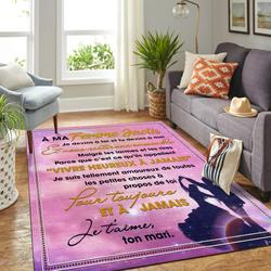 To My Bestie Mk Carpet Area Rug Living Room Rug Home Decor Home Decor Bedroom Living Room