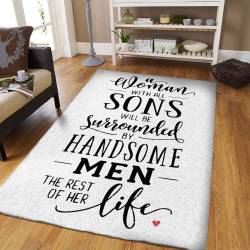 To My Granddaughter I Will Always Be With You Love Mamaw Dhckl1810At Rug Living Room Rug Home Decor