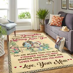 To My Mom Mk Carpet Area Rug Living Room Rug Home Decor Home Decor Bedroom Living Room