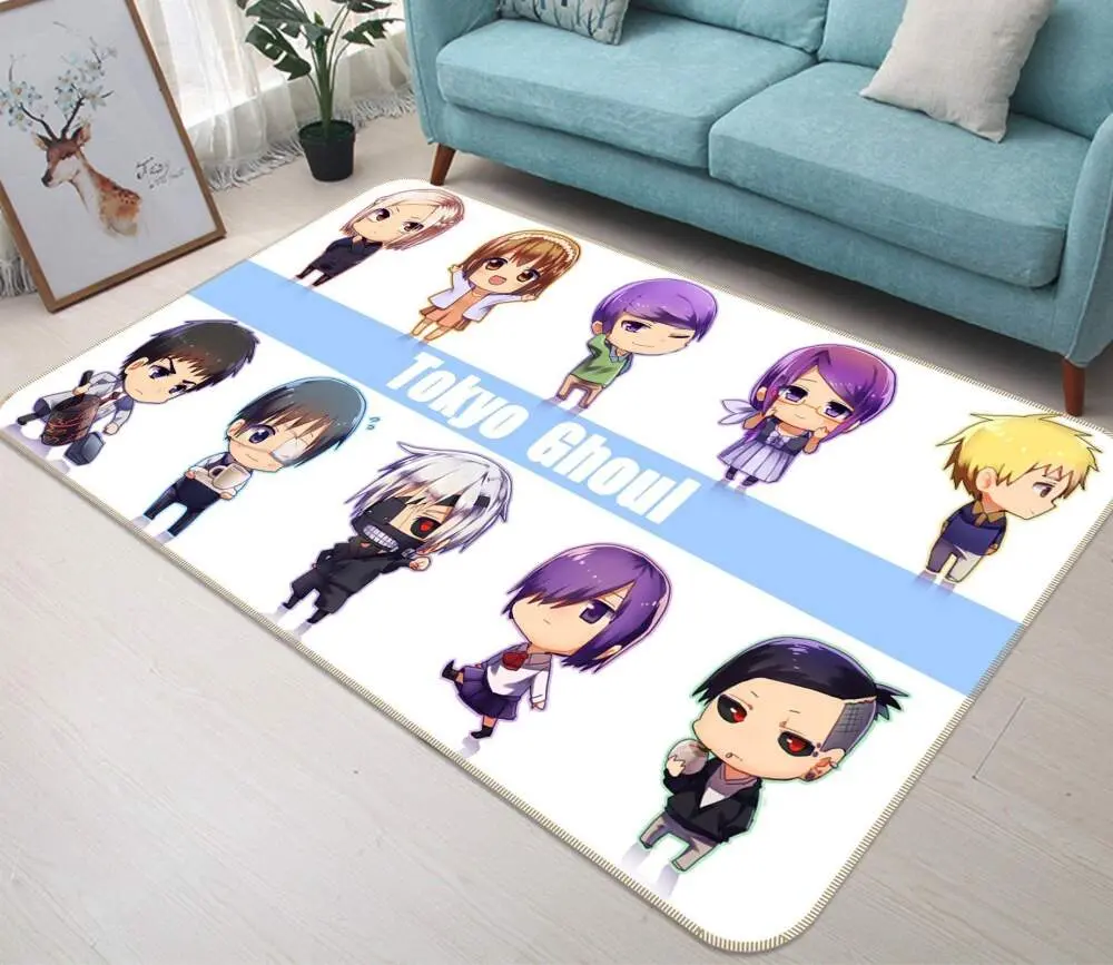 Tokyo Ghoul Anime 33 Area Rug Living Room And Bed Room Rug Rug Regtangle Carpet Floor Decor Home Decor