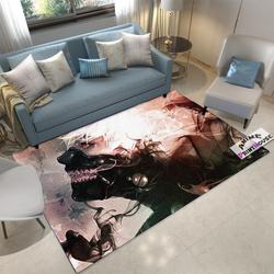 Tokyo Ghoul Kaneki With White Hair Area Rugs Anime Living Room Carpet Home Rug Regtangle Carpet Floor Decor Home Decor