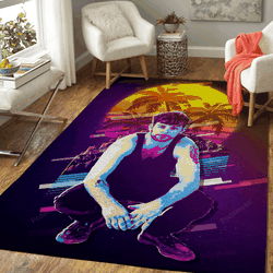 Tom Grennan Artwork Music Synthwave 80S Art For Fans Area Rug Living Room Carpet Rug Regtangle Carpet Floor Decor Home Decor