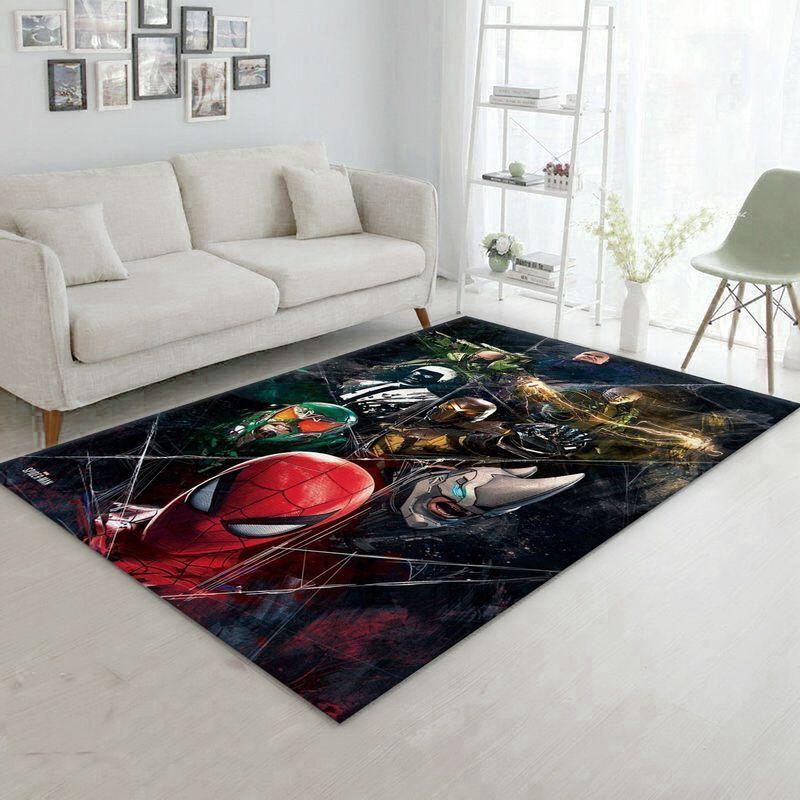 Tom Holland Spiderman Marvel Superhero Bad Guys Area Rug Living Room And Bed Room Rug Rug Regtangle Carpet Floor Decor Home Decor