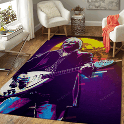 Tom Petty Artwork Music Synthwave 80S Art For Fans Area Rug Living Room Carpet Rug Regtangle Carpet Floor Decor Home Decor