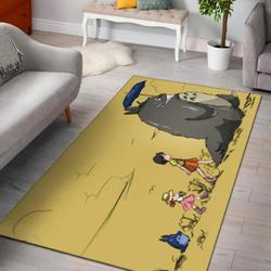 Tootless Face Dark Area Rug Living Room Rug Home Decor Carpet