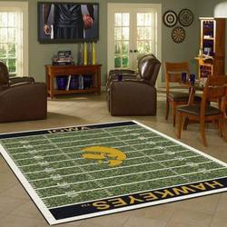 Iowa Hawkeyes Area Rug Living Room Rug Home Decor Ncaa Team Logo 200217 1