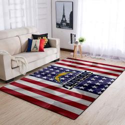 Los Angeles Chargers Area Rug Living Room Rug Home Decor Nfl Team Logo 200327