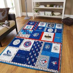 Toronto Blue Jays Area Rug Mlb Baseball Team Logo Carpet Living Room Rugs V3656