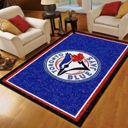 Toronto Blue Jays Area Rug Mlb Baseball Team Logo Carpet Living Room Rugs V3657