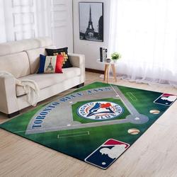 Toronto Blue Jays Area Rug Mlb Baseball Team Logo Carpet Living Room Rugs V3666