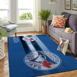 Toronto Blue Jays Area Rug Mlb Baseball Team Logo Carpet Living Room Rugs 3