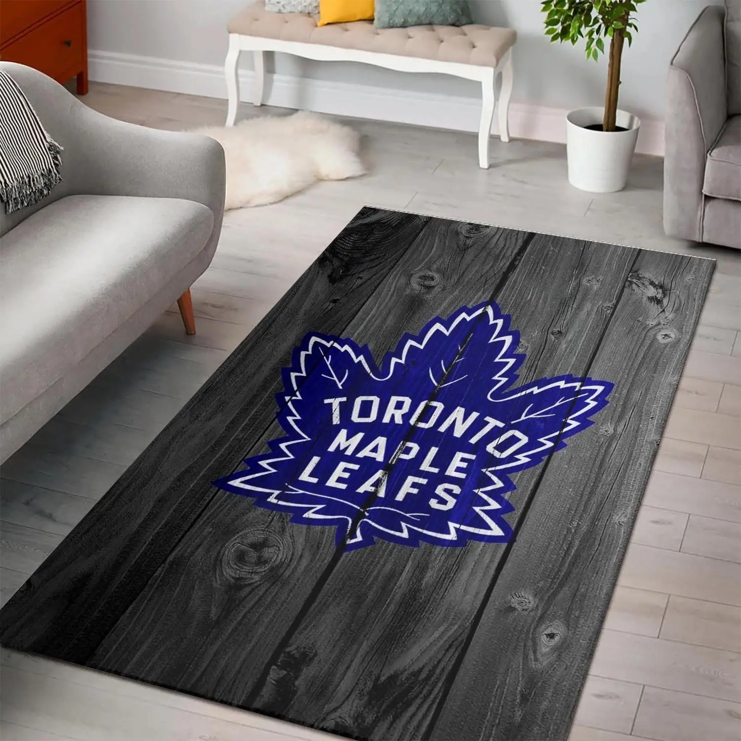 Toronto Maple Leafs Area Rugs Nhl Hockey Living Room Carpet Home Decor 20022111