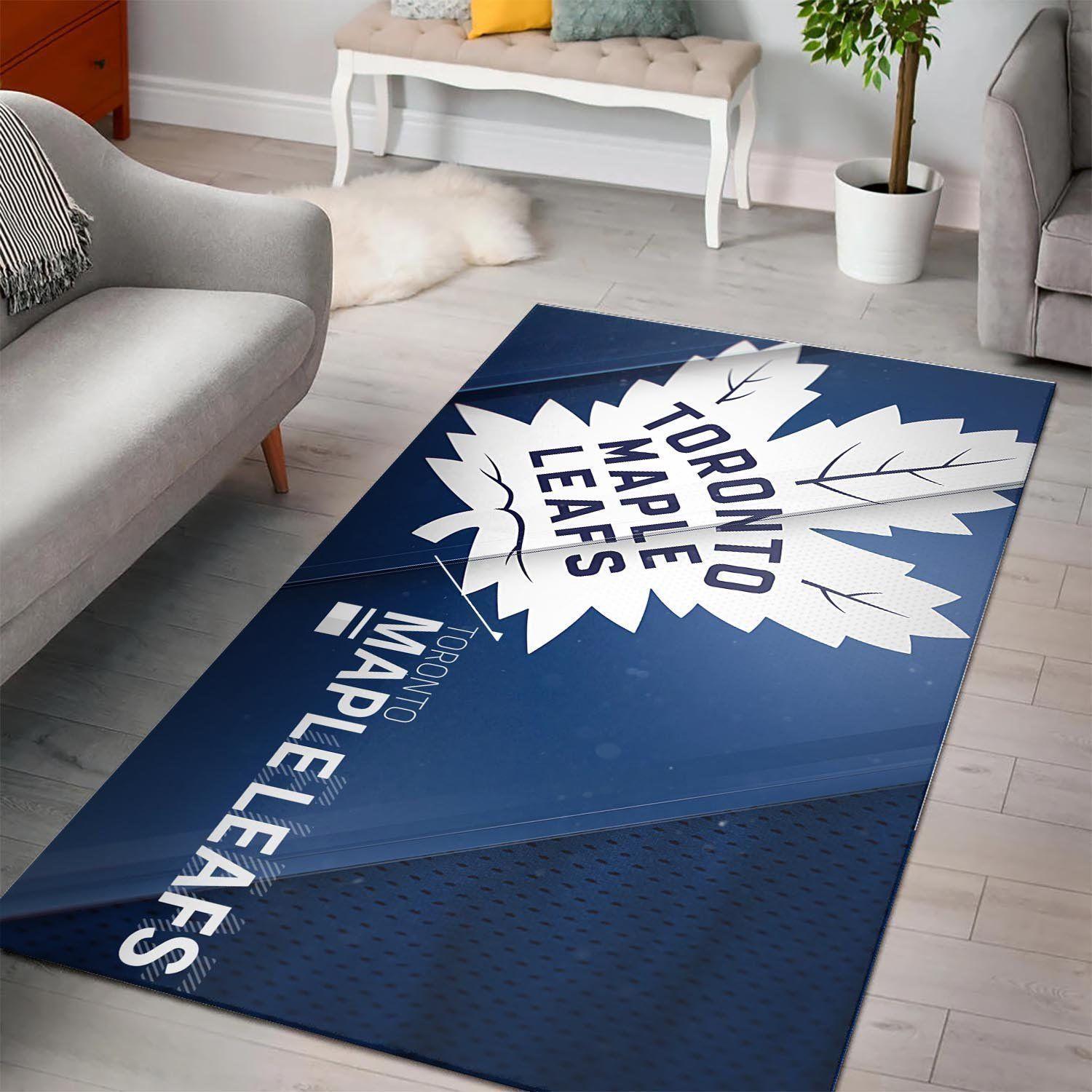 Toronto Maple Leafs Area Rugs Nhl Hockey Living Room Carpet Home Decor 20022112