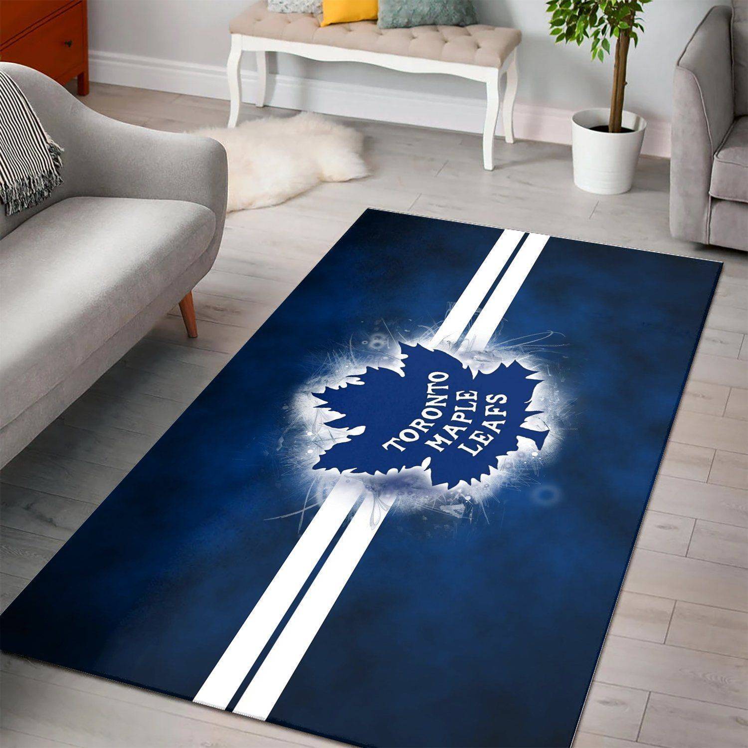 Toronto Maple Leafs Area Rugs Nhl Hockey Living Room Carpet Home Decor 20022119