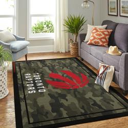 Toronto Raptors Nba Area Rugs Camo Style Living Room Carpet Team Logo Home Rug Regtangle Carpet Floor Decor Home Decor