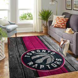 Toronto Raptors Nba Team Logo Area Rugs Wooden Style Living Room Carpet Sports Rug Regtangle Carpet Floor Decor Home Decor