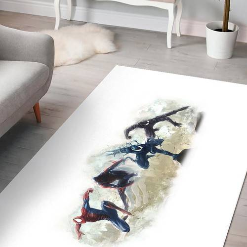 Totem Mask Pattern Print Area Rug Living Room Rug Home Decor