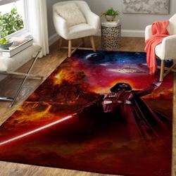 Totem Mask Print Pattern Area Rug Living Room Rug Home Decor