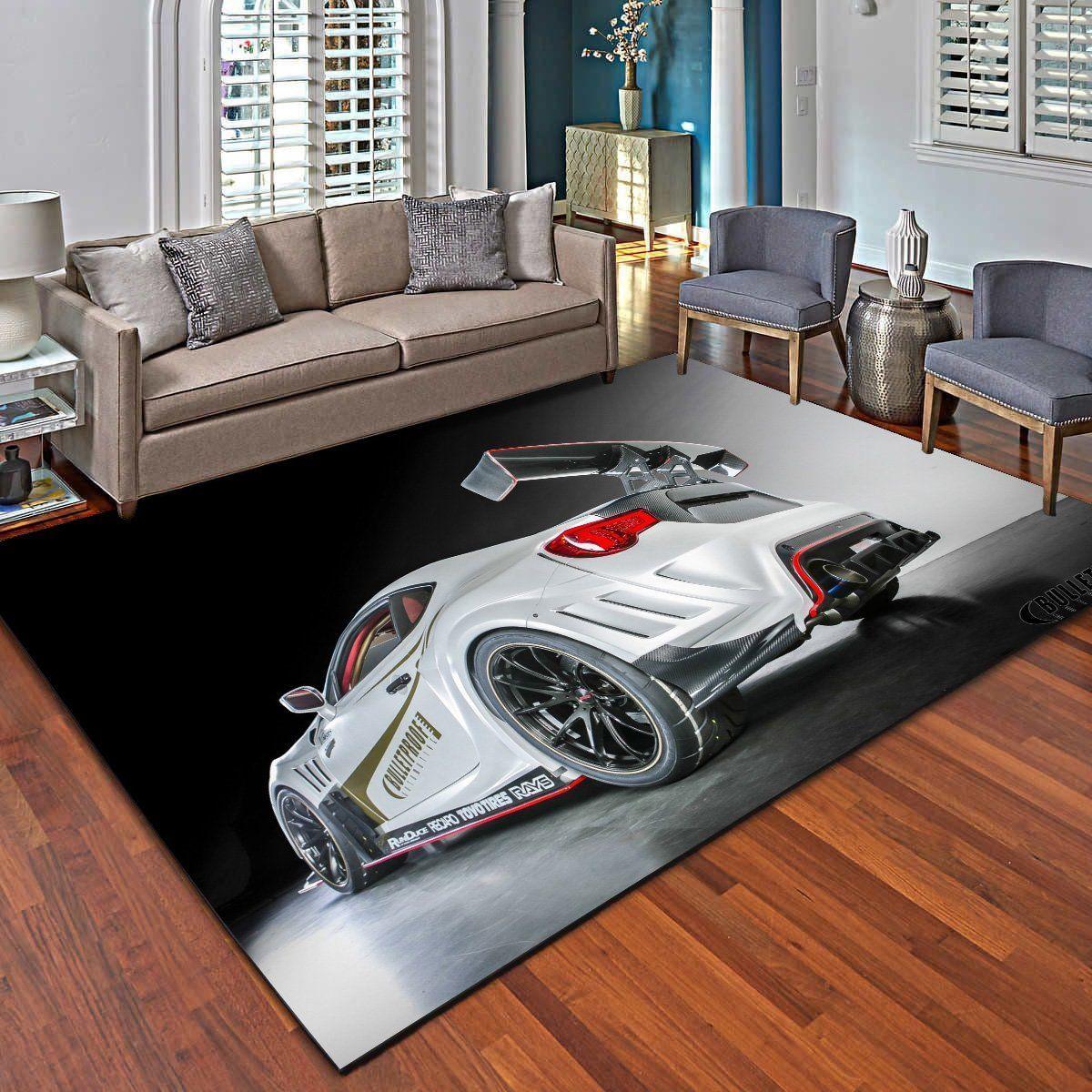 Toyota Area Rugs Supercar Living Room Carpet Floor Mat Area Rug Living Room Carpet Rug Regtangle Carpet Floor Decor Home Decor