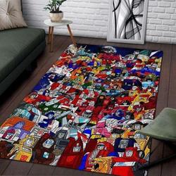 Transformers 80S Cartoon Fan Rug Area Rug Living Room Carpet Rug Regtangle Carpet Floor Decor Home Decor