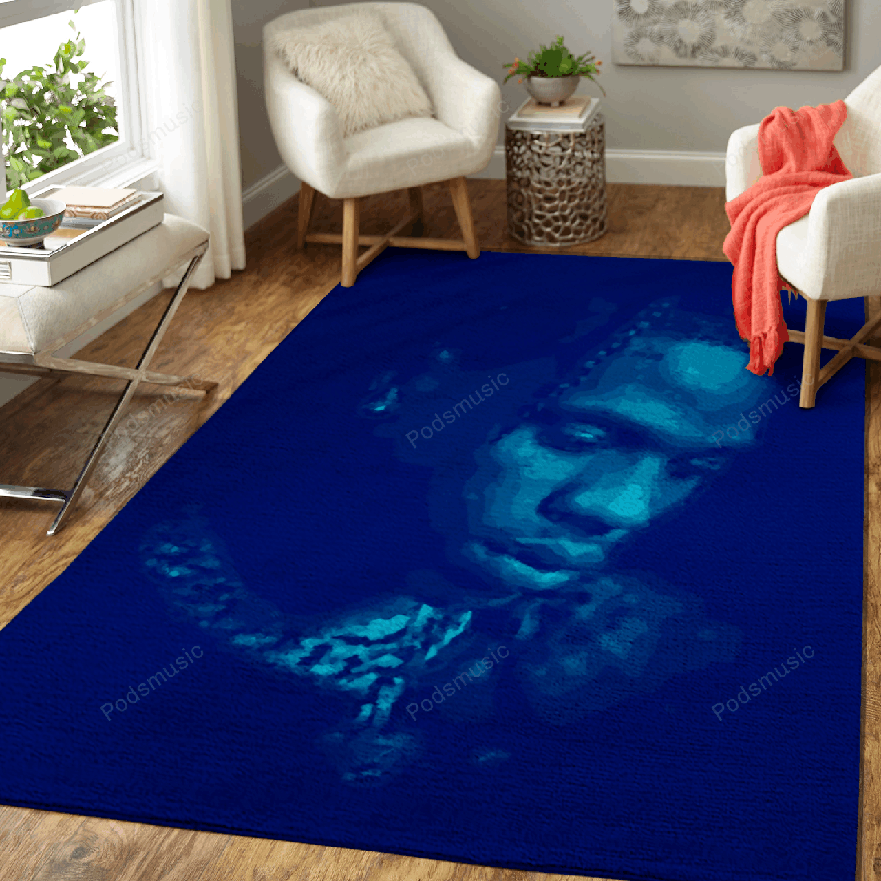 Travis Scott Cool Music Vintage Art For Fans Area Rug Living Room Carpet Rug Regtangle Carpet Floor Decor Home Decor