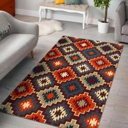 Tribal Indians Native American Aztec Navajo Print Area Rug Living Room Rug Home Decor