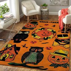 Trick Or Treat Halloween 190827 Area Rug Living Room Rug Home Decor Floor Decor